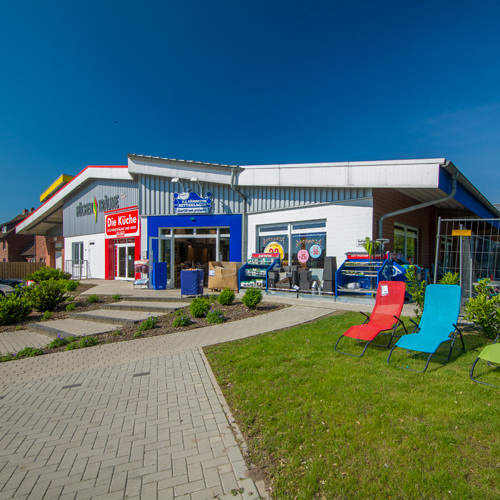 Projekt E GmbH - Projektentwicklung und Immobilieninvestmet - Dänisches Bettenlager und Die Küche in Haselünne